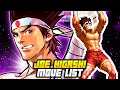 JOE HIGASHI MOVE LIST - The King of Fighters 2002 Unlimited Match (KOF2002)