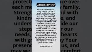 A Heartfelt Prayer for You and Your Family | Morning Prayer #prayer