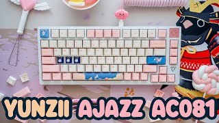 Yunzii Ajazz AC081 Keyboard + IDOBAO Crystal Love PBT Keycaps