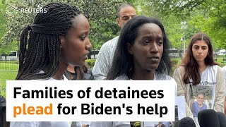 Detained Americans' families plead for Biden's help