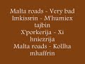 joe demicoli malta roads lyrics