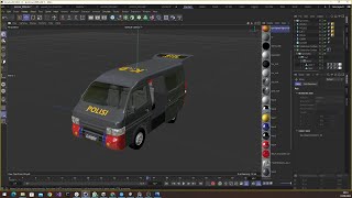 3D Model Car Van Cinema 4d