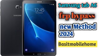 Samsung Tab A6 (t280) frp bypass new method 2024.