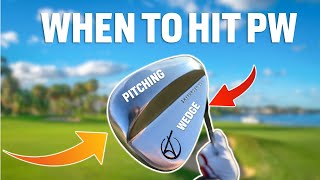 When to use a PITCHING WEDGE?