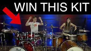 7 PIECE PEARL DRUM SET GIVEAWAY!