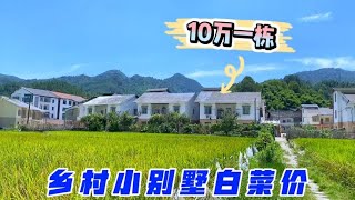 乡村别墅白菜价，只要10万一栋，还有院子种蔬菜，不到800一平！