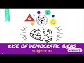 the rise of democratic ideas