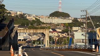 [Yokosuka] Road Construction Site (Yasuura-Shitaura Road) in Yokosuka, Japan