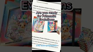 Are you ready for Prismatic Evolutions? I don’t see any pre-orders. Let’s queue at pokemon store 🤣