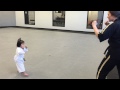 3 year old white belt reciting the student creed