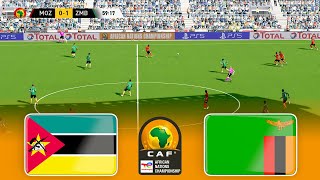 🔴MOZAMBIQUE vs ZAMBIA ⚽ AFRICAN NATIONS CHAMPIONSHIP 2024 QUALIFIERS ⚽FOOTBALL GAMEPLAY HD