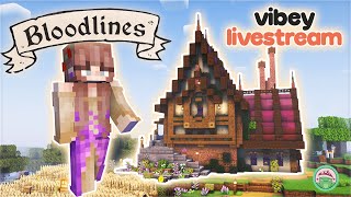 vibey building on bloodlines 🌷🌼 | bloodlines smp / first youtube stream~!