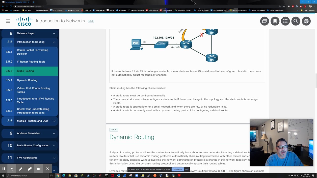 Intro To Networking Chapter 8 Section 8.5 And P.T. Demo - YouTube