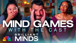 The Cast of NBC’s Newest Medical Drama Brilliant Minds GETS PSYCHED Playing Mind Games | First Look