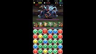 【パズドラ】ランキングダンジョンサタン杯　バステトPT　１０％以内