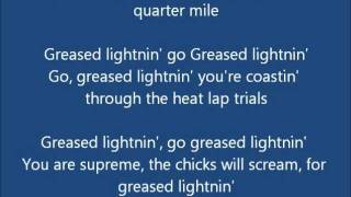 Greased Lightning - lyrics