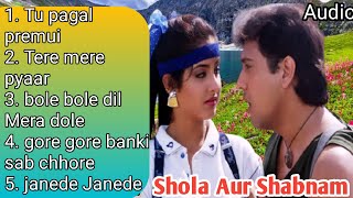 Shola Aur Shabnam Movie All Song Govinda Divya Bharati | शोला और शबनम