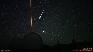 ハワイ・マウナケア星空ライブカメラ 2023年7月26日UTの流星ダイジェスト/Meteors over Maunakea, Hawaii, 26 July 2023 UT