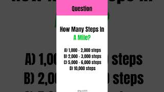 How many steps in one mile | mile shorts