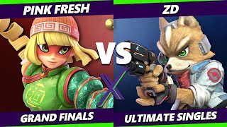 S@X 496 GRAND FINALS - Pink Fresh (Min Min, Marth) Vs. ZD [L] (Fox) Smash Ultimate - SSBU