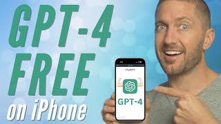 How to Use GPT 4 Free on iPhone  (without ChatGPT Plus)