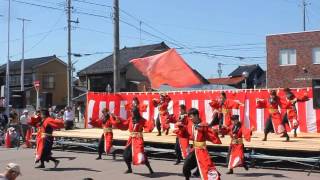 富山大学よさこい部ＴＮＣ 2015 「粋吹」 第32回中田かかし祭り（平成27年9月22日）