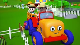 ชาวนาอยู่ในเดล | บทกวีเด็ก | เพลงฟาร์มเด็ก | Farmer in The Dell Kids Rhymes Farm Song