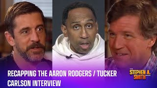 Recapping Aaron Rodgers’ Tucker Carlson interview