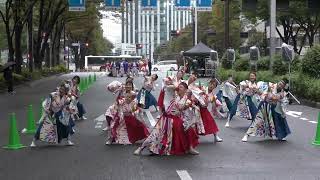 @2０２３年１０月１５日@高知県よさこいアンバサダー絆国際チーム（こうちけん よさこい アンバサダー きずな こくさいちーむ）@絆でGO@東京元気祭り２０２３@パレード会場@13:10