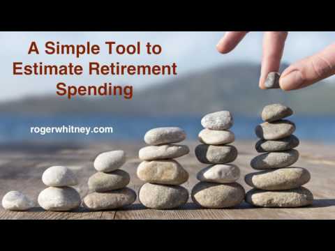 #179 - A Simple Tool to Estimate Retirement Spending #179 - A Simple Tool to Estimate Retirement Spending