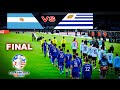 Argentina vs Uruguay - Final Copa America 2024 USA - Full Match All Goals | Realistic PES Gameplay