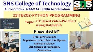 DT Based Video-Pie Chart Using Matplotlib | PYTHON PROGRAMMING | SNS Institutions