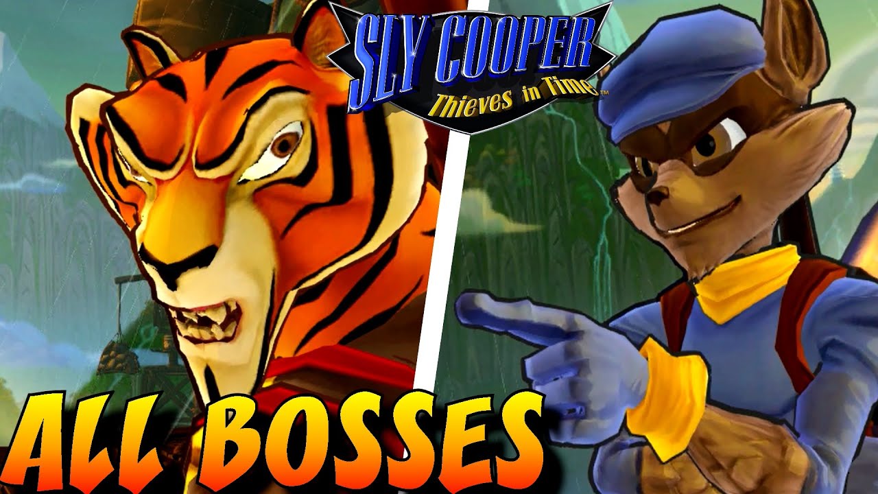 Sly Cooper 4: Thieves In Time - All Bosses (No Damage) - YouTube