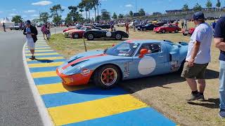 GT40 Enthusiasts Club at Le Mans Classic 2022. 3rd July 2022