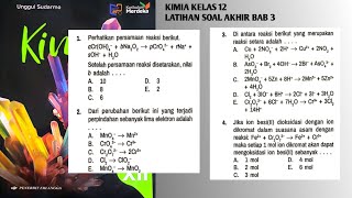 Latihan Soal Akhir Bab 2 hal 97-99 part 1 Kimia Kelas 12