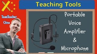 Classroom Portable Voice Amplifier with Headset | Teacher Essentials