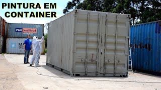 Pintura do laboratório container e curiosidades (Vídeo 4 )