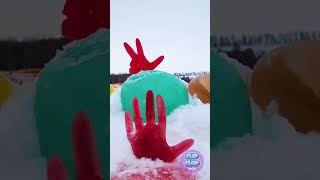 He Built an Incredible Rainbow Ice Igloo! 🌈❄️