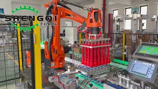 西林瓶疫苗瓶智能抓取装箱机器人生产线vial vaccine bottle intelligent grasping and packing robot production line