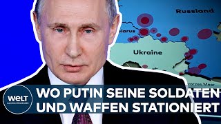 UKRAINE-KONFLIKT: Russland rüstet auf! Wo Putin seine Waffen und Soldaten stationiert I WELT News