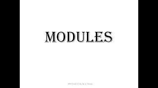 Python Module Part 3: How to create user defined module.