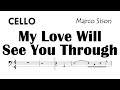 My Love Will See You Through Cello Sheet Music Marco Sison Backing Track Partitura