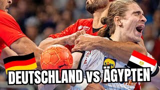 Deutschland vs Ägypten Handball Länderspiel
