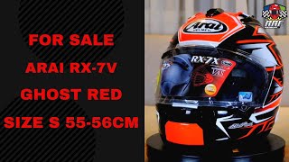 [ SOLD ] ARAI RX-7V GHOST RED SIZE S