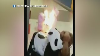 Motorized Pig Catches Fire At Maplewood Mall