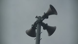 防災行政無線チャイム　岐阜県各務原市川島地区 11:00「Jアラートのテスト」