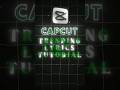 Capcut | Trending lyrics tutorial 🔥#shorts #viralshorts
