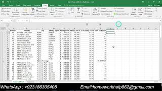 Exp19_Excel_Ch05_ML1_RealEstate | Excel Chapter 5 RealEstate