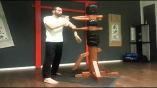 Wing Chun Fighting System - Wooden Dummy Kuen + kicking Kuen