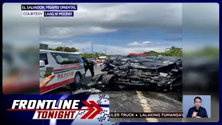 2 estudyante, patay sa salpukan ng pickup truck at trailer truck | Frontline Tonight